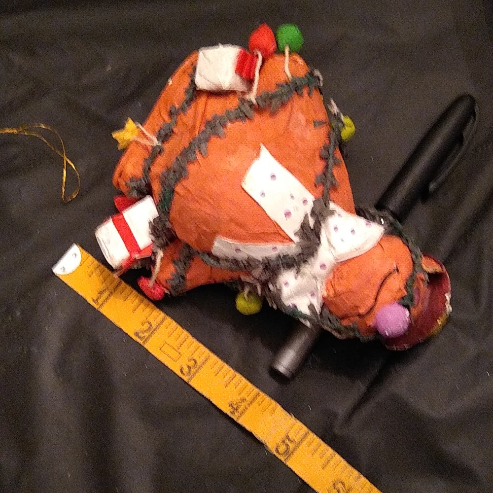 4 Paper Mache Ornaments - Picture 4 of 7